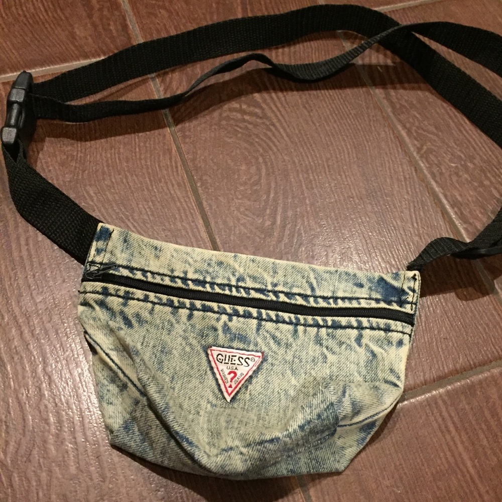 Vintage 90’s Guess Jeans USA Acid Wash Fanny Pack
